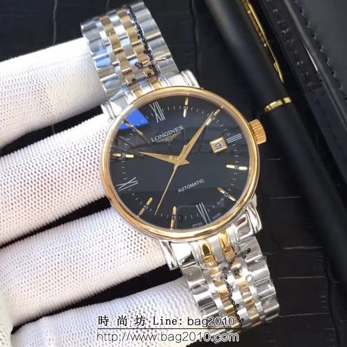 LONGINES浪琴 簡約時尚 全自動機械男士腕表 WSS1730